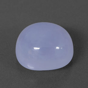5,69 ctw natürlicher blauer Chalcedon, Transparent, Transparent / Lichtdurchlässig