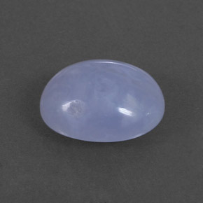 3,02 ctw natürlicher blauer Chalcedon, Transparent, Transparent / Lichtdurchlässig
