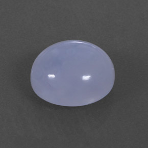 3,61 ctw natürlicher blauer Chalcedon, Transparent, Transparent / Lichtdurchlässig