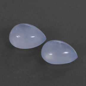  ct natürliche blauer Chalcedon-Edelsteine, Transparent, Transparent / Lichtdurchlässig