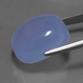 34,70 ctw natürlicher blauer Chalcedon, Transparent, Transparent / Lichtdurchlässig