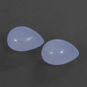  ct natürliche blauer Chalcedon-Edelsteine, Transparent, Transparent / Lichtdurchlässig