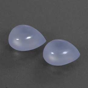  ct natürliche blauer Chalcedon-Edelsteine, Transparent, Transparent / Lichtdurchlässig
