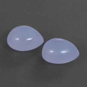  ct natürliche blauer Chalcedon-Edelsteine, Transparent, Transparent / Lichtdurchlässig