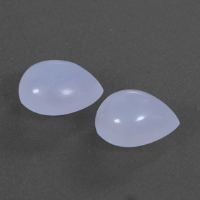 ct natürliche blauer Chalcedon-Edelsteine, Transparent, Transparent / Lichtdurchlässig