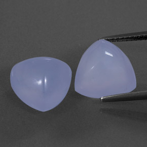  ct natürliche blauer Chalcedon-Edelsteine, Transparent, Transparent / Lichtdurchlässig