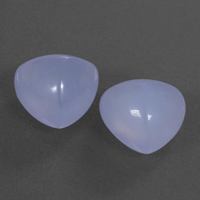  ct natürliche blauer Chalcedon-Edelsteine, Transparent, Transparent / Lichtdurchlässig