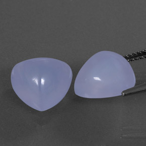  ct natürliche blauer Chalcedon-Edelsteine, Transparent, Transparent / Lichtdurchlässig
