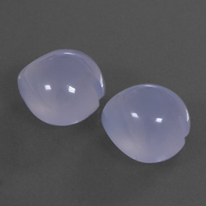  ct natürliche blauer Chalcedon-Edelsteine, Transparent, Transparent / Lichtdurchlässig