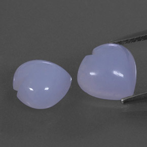  ct natürliche blauer Chalcedon-Edelsteine, Transparent, Transparent / Lichtdurchlässig