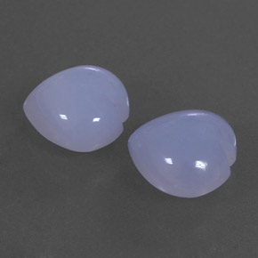  ct natürliche blauer Chalcedon-Edelsteine, Transparent, Transparent / Lichtdurchlässig