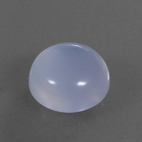 7,87 ctw natürlicher blauer Chalcedon, Transparent, Transparent / Lichtdurchlässig