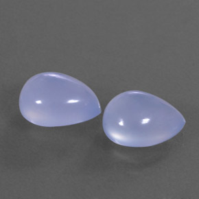  ct natürliche blauer Chalcedon-Edelsteine, Transparent, Transparent / Lichtdurchlässig