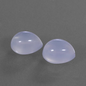  ct natürliche blauer Chalcedon-Edelsteine, Transparent, Transparent / Lichtdurchlässig