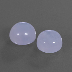  ct natürliche blauer Chalcedon-Edelsteine, Transparent, Transparent / Lichtdurchlässig