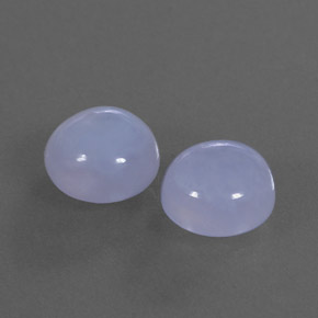  ct natürliche blauer Chalcedon-Edelsteine, Transparent, Transparent / Lichtdurchlässig