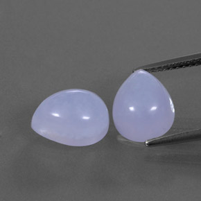  ct natürliche blauer Chalcedon-Edelsteine, Transparent, Transparent / Lichtdurchlässig