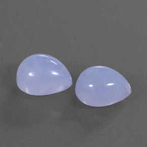  ct natürliche blauer Chalcedon-Edelsteine, Transparent, Transparent / Lichtdurchlässig