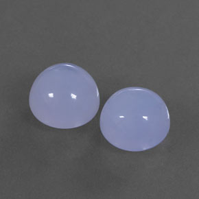  ct natürliche blauer Chalcedon-Edelsteine, Transparent, Transparent / Lichtdurchlässig