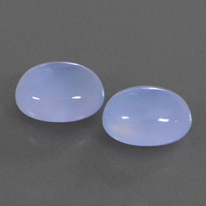  ct natürliche blauer Chalcedon-Edelsteine, Transparent, Transparent / Lichtdurchlässig