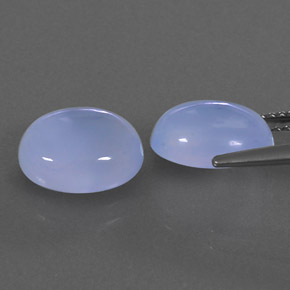  ct natürliche blauer Chalcedon-Edelsteine, Transparent, Transparent / Lichtdurchlässig