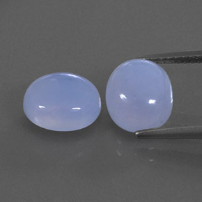  ct natürliche blauer Chalcedon-Edelsteine, Transparent, Transparent / Lichtdurchlässig