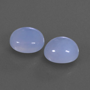  ct natürliche blauer Chalcedon-Edelsteine, Transparent, Transparent / Lichtdurchlässig