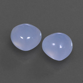  ct natürliche blauer Chalcedon-Edelsteine, Transparent, Transparent / Lichtdurchlässig