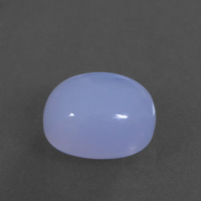 3,55 ctw natürlicher blauer Chalcedon, Transparent, Transparent / Lichtdurchlässig
