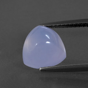 3,31 ctw natürlicher blauer Chalcedon, Transparent, Transparent / Lichtdurchlässig