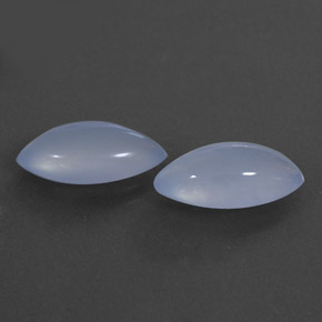  ct natürliche blauer Chalcedon-Edelsteine, Transparent, Transparent / Lichtdurchlässig
