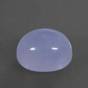 4,99 ctw natürlicher blauer Chalcedon, Transparent, Transparent / Lichtdurchlässig