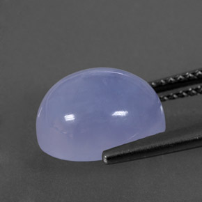 4,99 ctw natürlicher blauer Chalcedon, Transparent, Transparent / Lichtdurchlässig