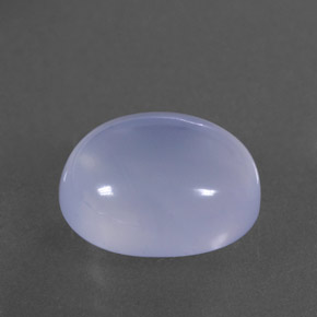 4,37 ctw natürlicher blauer Chalcedon, Transparent, Transparent / Lichtdurchlässig