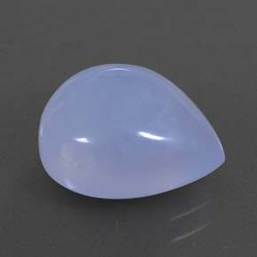 4,63 ctw natürlicher blauer Chalcedon, Transparent, Transparent / Lichtdurchlässig