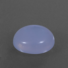 4,71 ctw natürlicher blauer Chalcedon, Transparent, Transparent / Lichtdurchlässig