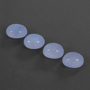  ct natürliche blauer Chalcedon-Edelsteine, Transparent, Transparent / Lichtdurchlässig