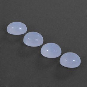  ct natürliche blauer Chalcedon-Edelsteine, Transparent, Transparent / Lichtdurchlässig