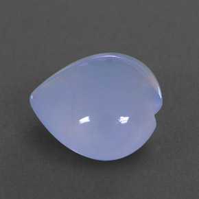 3,01 ctw natürlicher blauer Chalcedon, Transparent, Transparent / Lichtdurchlässig