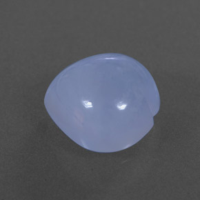 4,80 ctw natürlicher blauer Chalcedon, Transparent, Transparent / Lichtdurchlässig