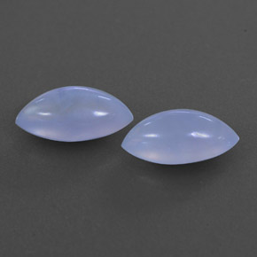  ct natürliche blauer Chalcedon-Edelsteine, Transparent, Transparent / Lichtdurchlässig