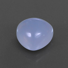 3,84 ctw natürlicher blauer Chalcedon, Transparent, Transparent / Lichtdurchlässig