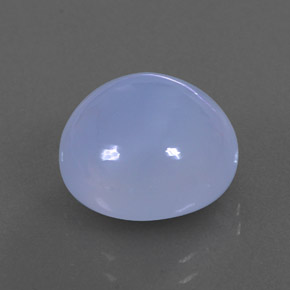 8,32 ctw natürlicher blauer Chalcedon, Transparent, Transparent / Lichtdurchlässig