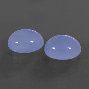  ct natürliche blauer Chalcedon-Edelsteine, Transparent, Transparent / Lichtdurchlässig