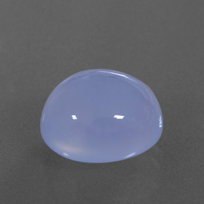 5,65 ctw natürlicher blauer Chalcedon, Transparent, Transparent / Lichtdurchlässig