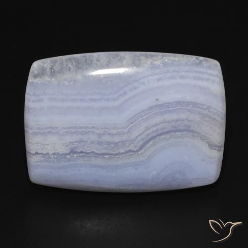 29.40ct Natürlicher hellblau Chalzedon, Kissen, Lichtundurchlässig