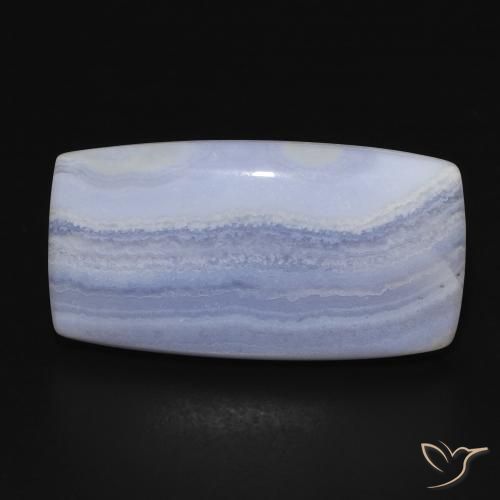 19.39ct Natürlicher hellblau Chalzedon, Kissen, Lichtundurchlässig