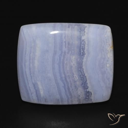 23.32ct Natürlicher Hellviolettes Blau Chalzedon, Kissen, Lichtundurchlässig