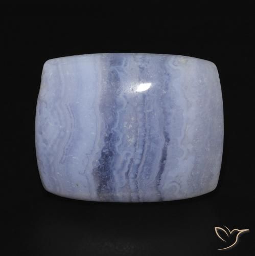 15.90ct Natürlicher Hellviolettes Blau Chalzedon, Kissen, Lichtundurchlässig