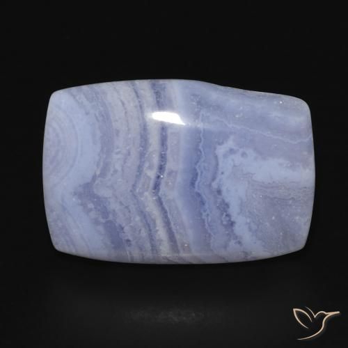 18.23ct Natürlicher Hellviolettes Blau Chalzedon, Kissen, Lichtundurchlässig